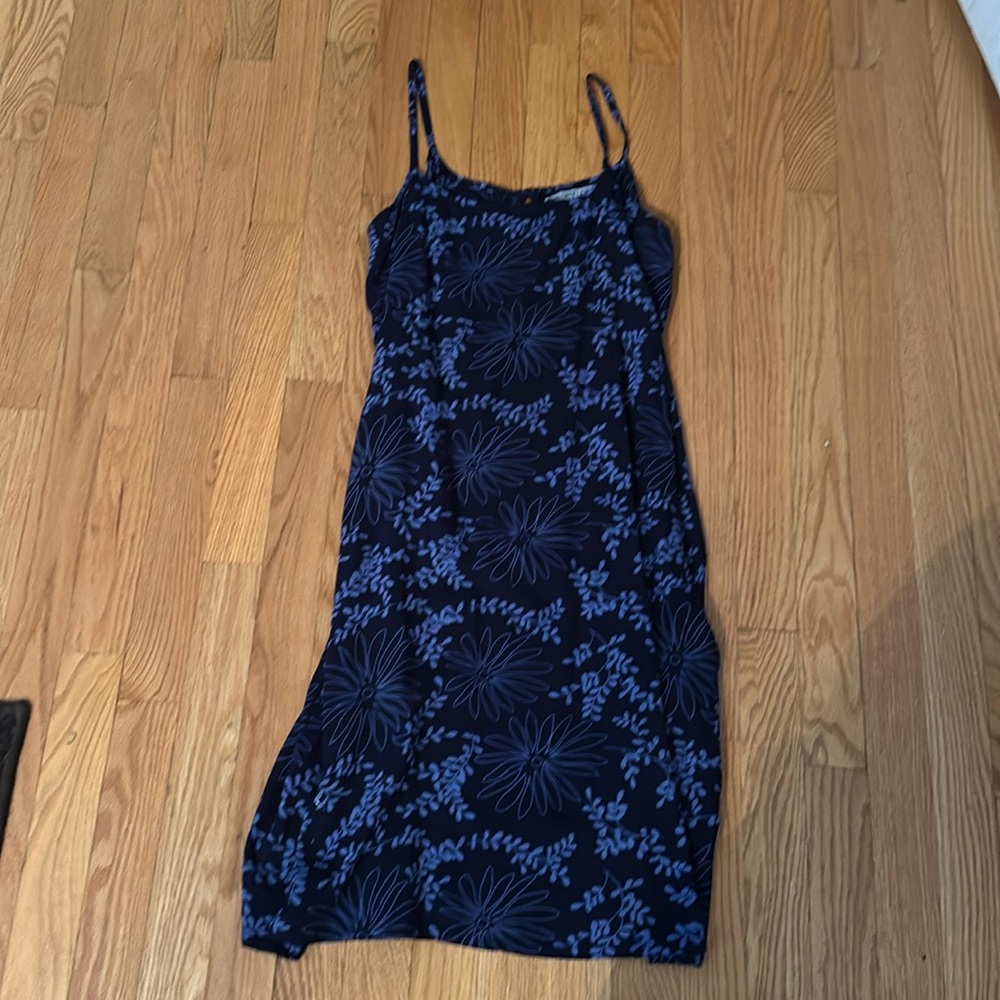 Beach club kids large blue dress.